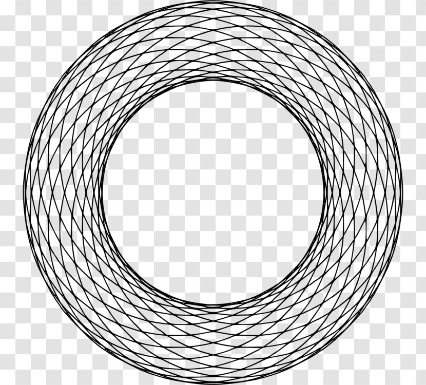 Black Circle - Optical Illusion - Optics Spinning Dancer Transparent PNG
