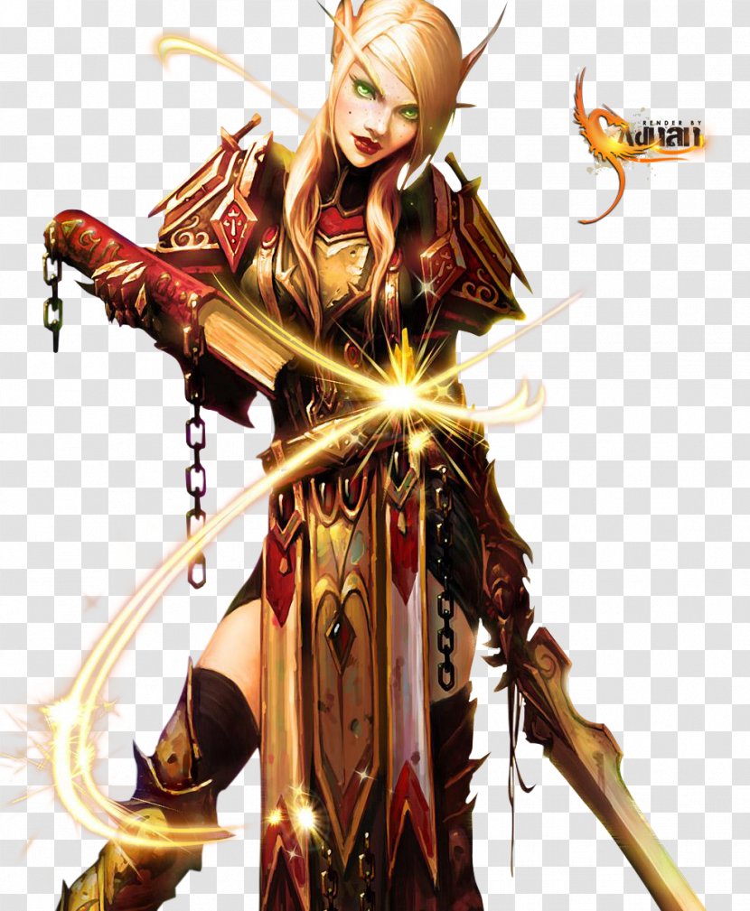 World Of Warcraft: The Burning Crusade Cataclysm Battle For Azeroth Blood Elf Paladin - Tree - Effect Transparent PNG