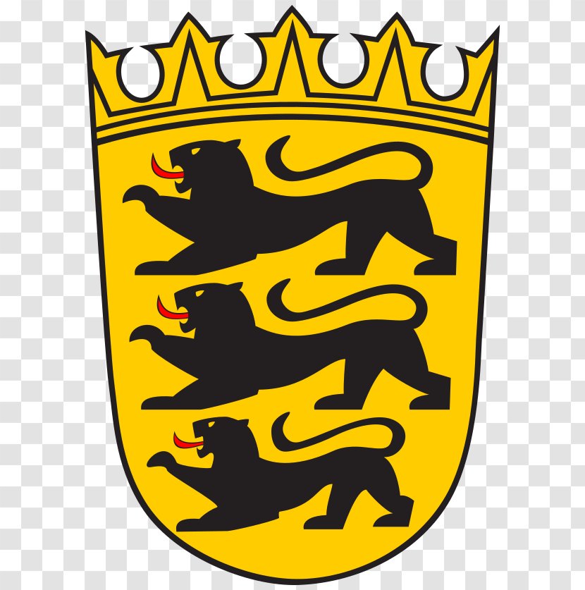 Württemberg Baden-Baden States Of Germany Coat Arms Duchy Swabia - Frederick I Holy Roman Emperor Transparent PNG