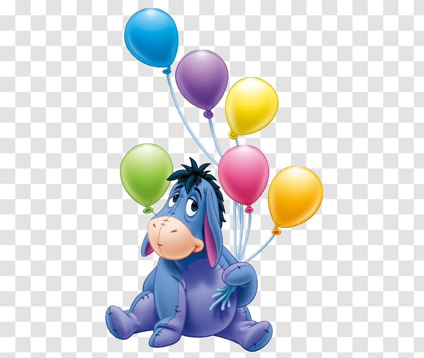 Eeyore's Birthday Party Winnie The Pooh Piglet - Dressing Cliparts Transparent PNG