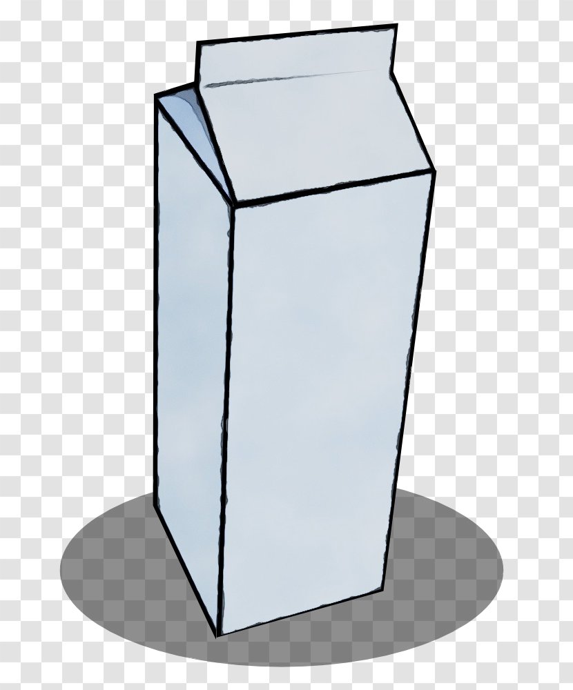 Watercolor Cartoon - Cylinder - Lectern Waste Container Transparent PNG