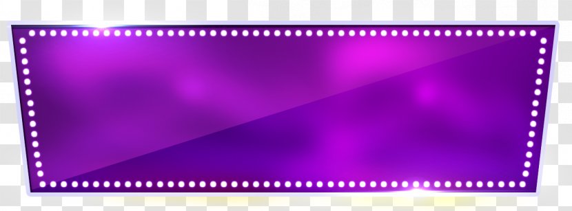 Purple - Light - Box Title Transparent PNG