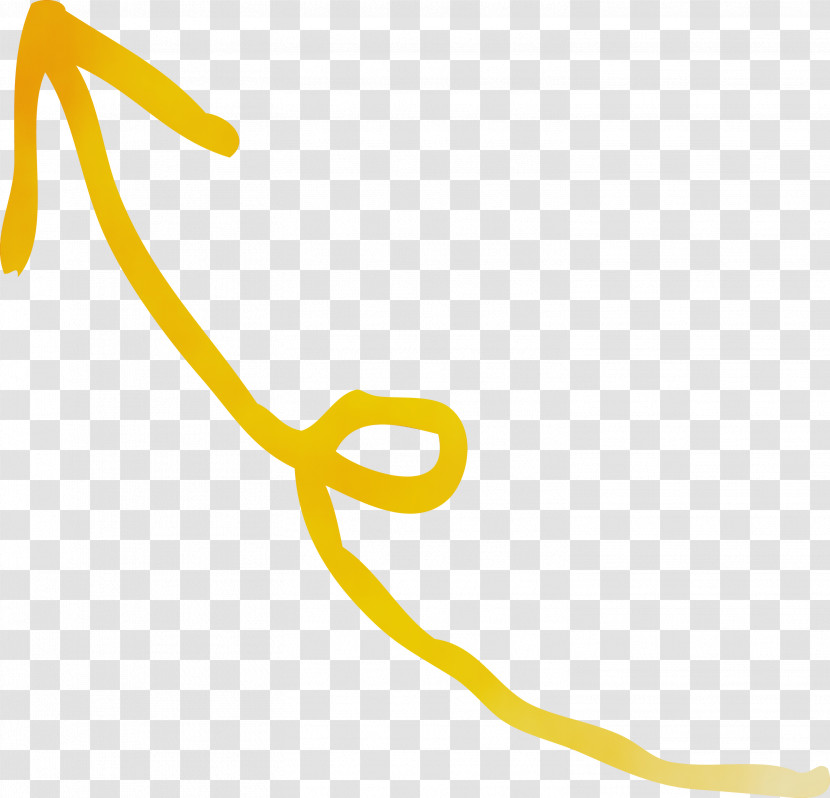 Yellow Line Smile Transparent PNG