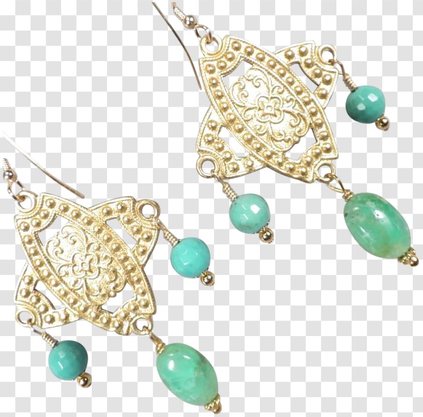 Turquoise Earring Body Jewellery Human - Fashion Accessory Transparent PNG