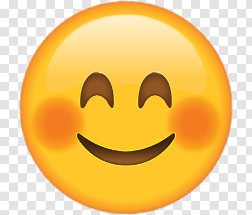 Happy Face Emoji - Pleased Material Property Transparent PNG