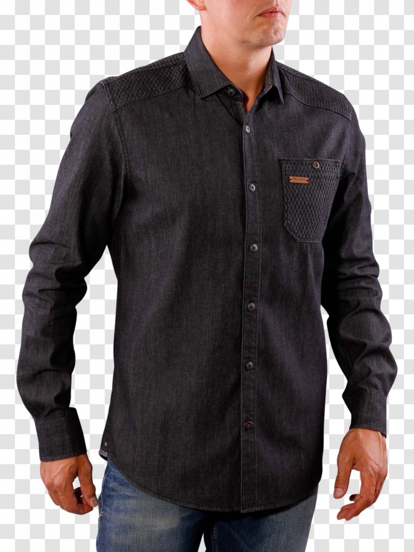 T-shirt Dress Shirt Harrington Jacket - Zipper Transparent PNG