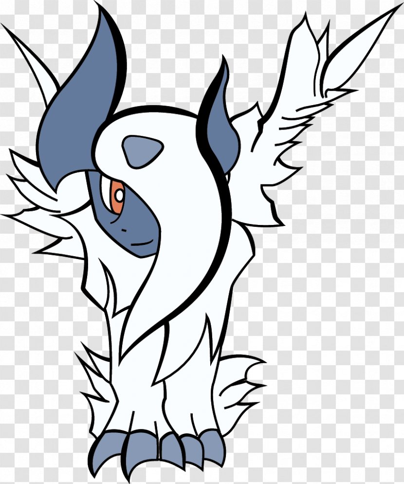 Absol Whiskers Drawing Pokémon - Watercolor - Pokemon Transparent PNG