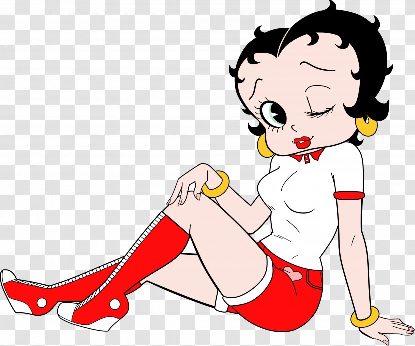 Thumb DeviantArt Betty Boop Illustration - Frame - Vector Transparent PNG