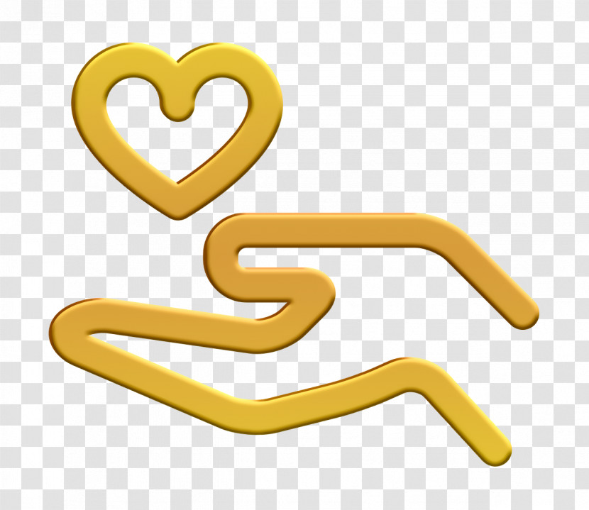 Charity Line Icon Donation Icon Heart Icon Transparent PNG