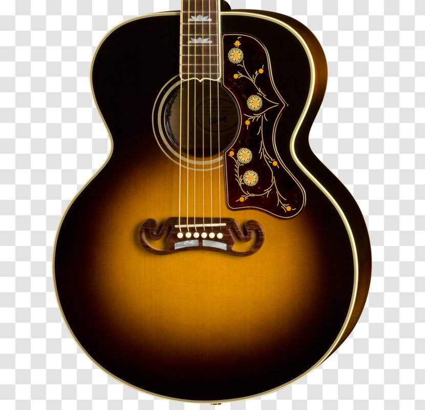 Gibson J-200 J-45 Brands, Inc. Acoustic Guitar - Heart Transparent PNG