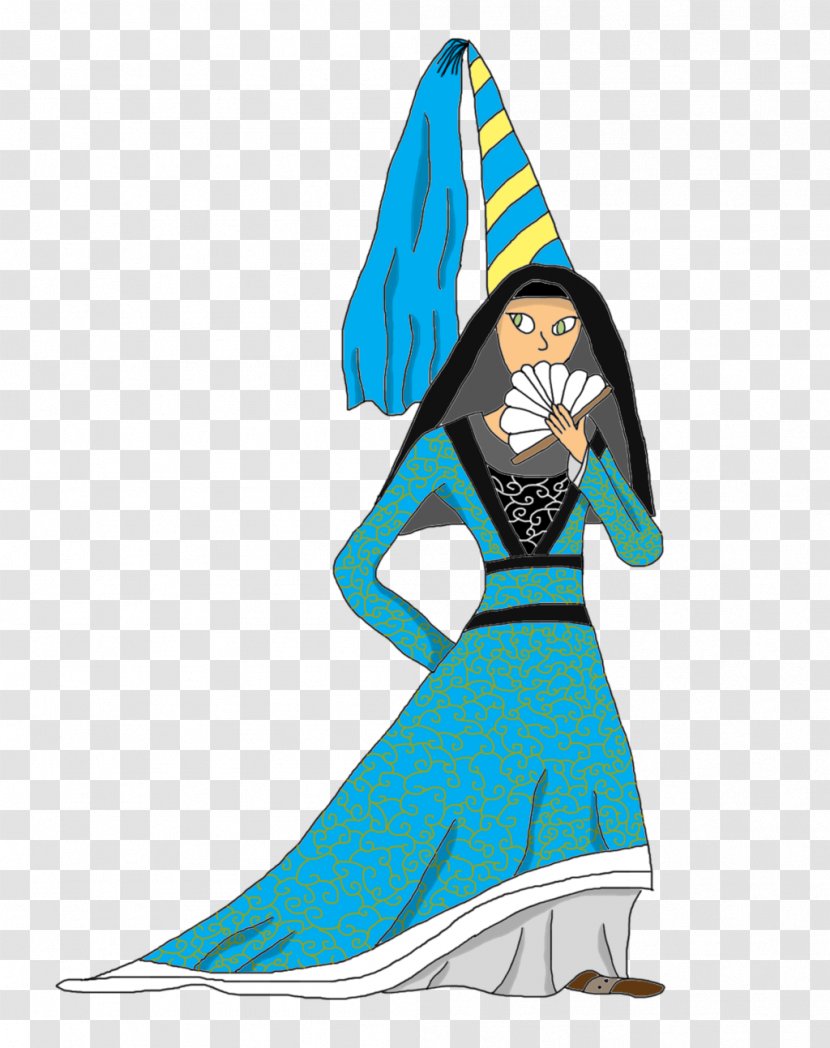 Costume Design Cartoon Legendary Creature - Fictional Character - Medieval Woman Transparent PNG