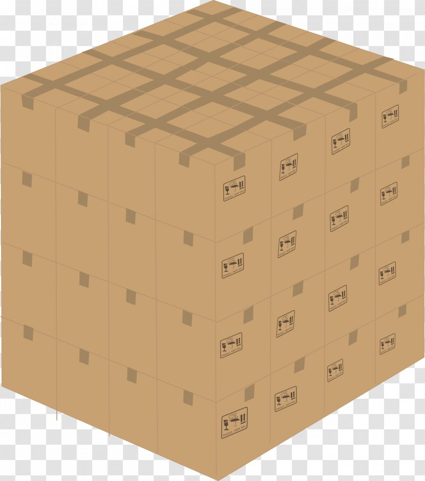 Mover Clip Art - Box - Butte Cube Transparent PNG