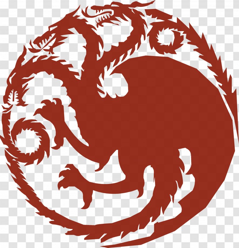 Daenerys Targaryen Tyrion Lannister House Sigil - Sticker - Throne Transparent PNG