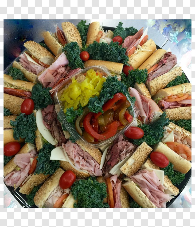 Hors D'oeuvre Submarine Sandwich Canapé Platter Tray - Dish - Salad Transparent PNG