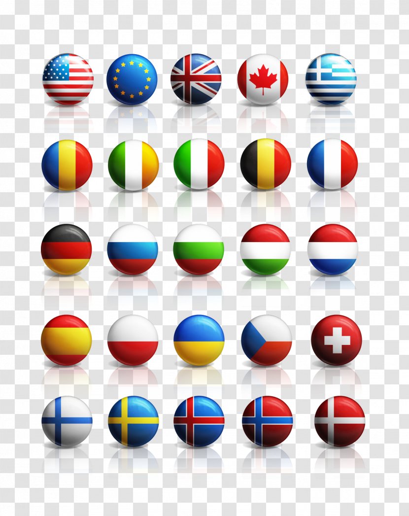 National Flag Flags Of The World Icon - Ball Countries Summary Transparent PNG