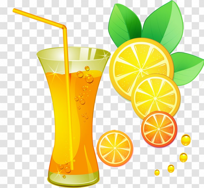 Orange Juice Apple Non-alcoholic Drink Clip Art - Lemon - Delicious Cup Of Creatives Transparent PNG
