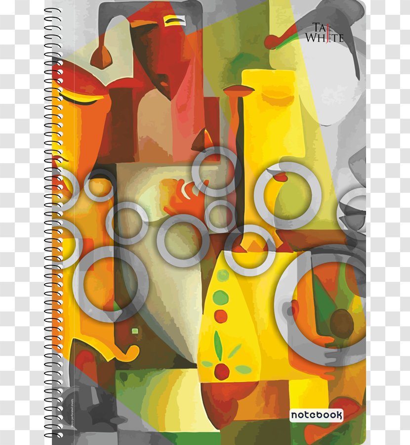 Modern Art Visual Arts Graphic Design - Artwork - Spiral Notepad Transparent PNG