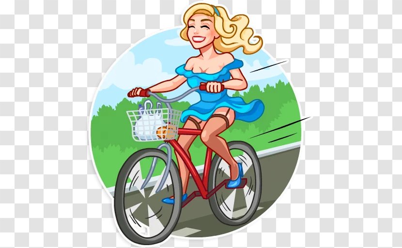 Bicycle Wheels Cycling Illustration Clip Art - Character Transparent PNG