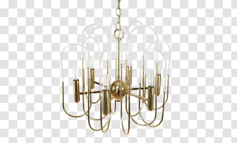 Fontana Arte Chandelier Lighting Glass - Light Transparent PNG