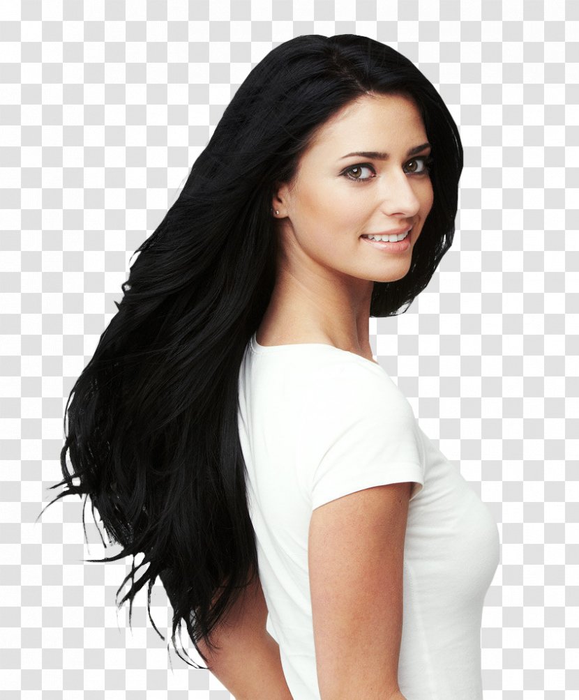 Artificial Hair Integrations Hairstyle Care Coloring - Model Transparent PNG
