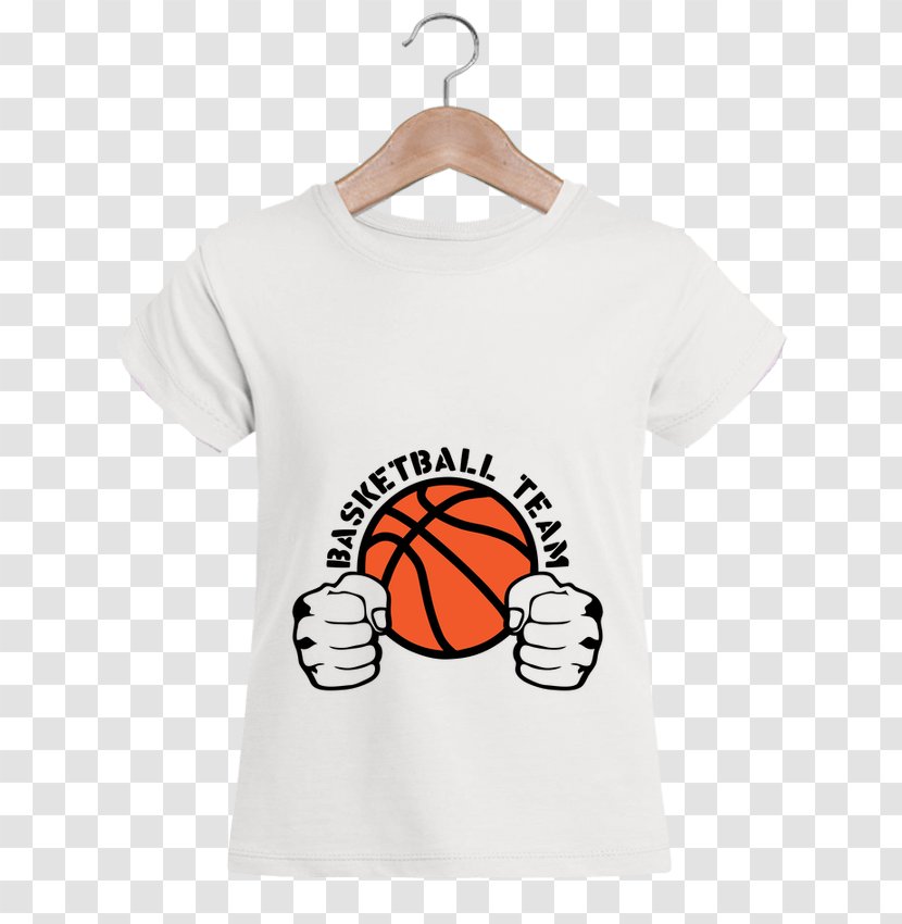 T-shirt Basketball Sleeve Child Infant - Flower Transparent PNG