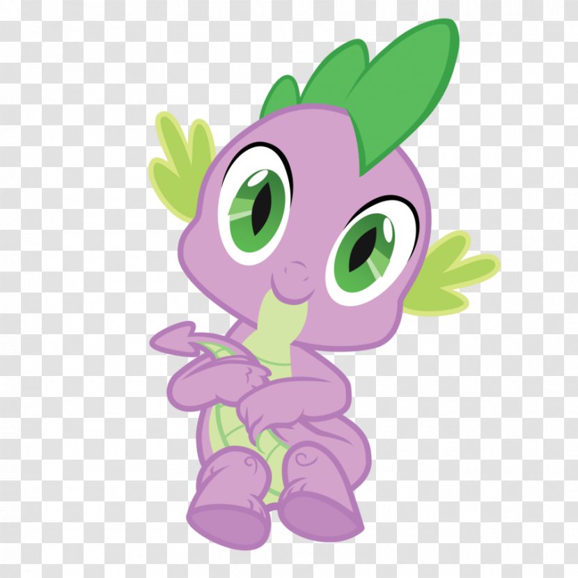 Spike Pony Rarity Twilight Sparkle Dragon - Silhouette Transparent PNG