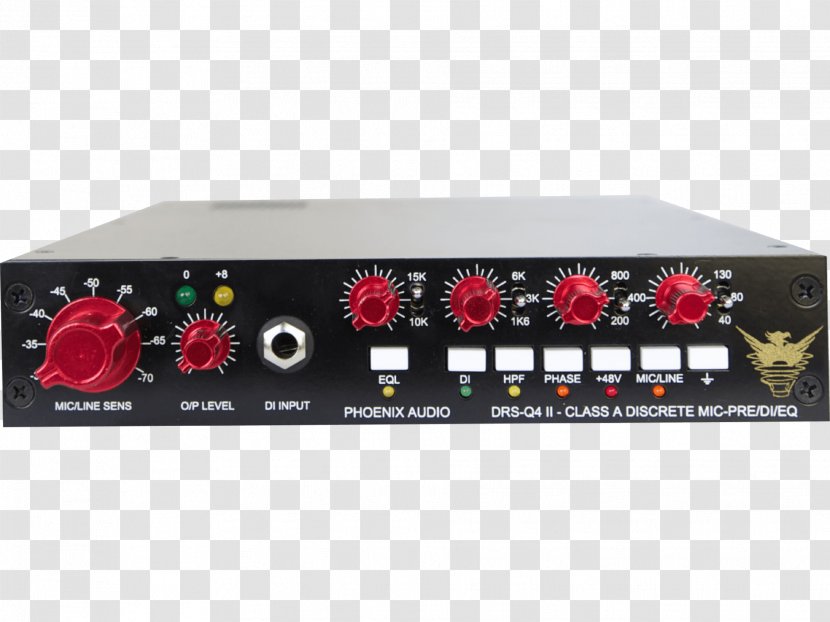 Microphone Preamplifier Audio DI Unit - Channel Strip - Amp Equalizer Transparent PNG