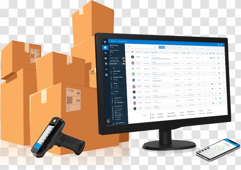 Inventory Management Software Warehouse Computer - Point Of Sale Transparent PNG