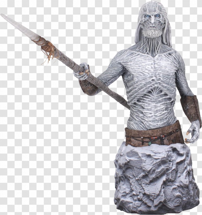 White Walker Bust Statue Game Of Thrones - Season 2 - Fire And BloodThrone Transparent PNG