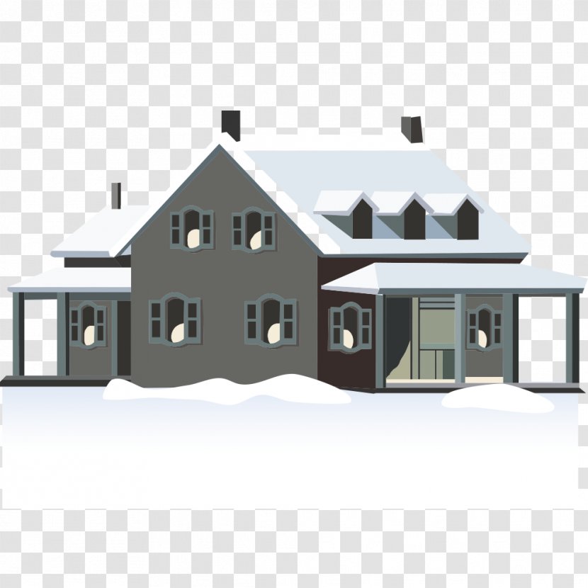 Adobe Illustrator - Real Estate - White House Transparent PNG
