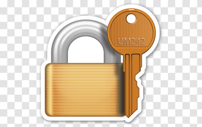 Emoji Sticker Lock Key Emoticon - Spanners Transparent PNG