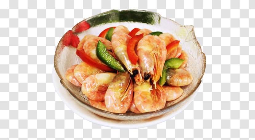 Seafood Caridea Asian Cuisine - Vegetarian Food - Shrimp Seasonal Vegetables Transparent PNG