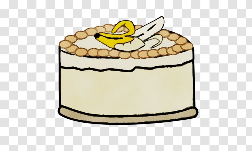 Clip Art Yellow Food Cake Decorating Supply Icing - Baked Goods Transparent PNG