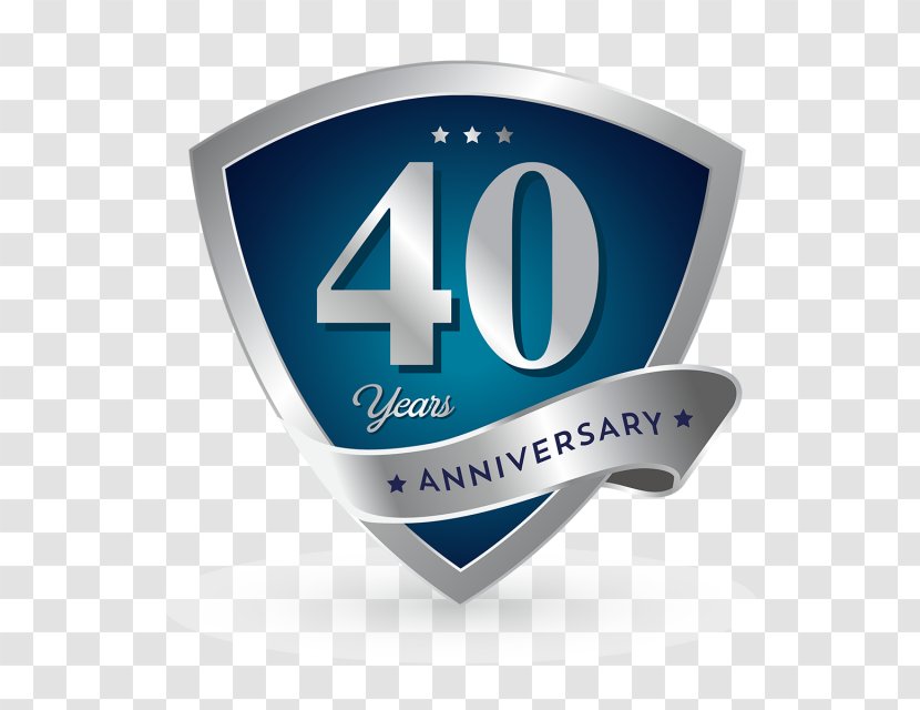 Logo Badge - Brand - 40th Anniversary Transparent PNG