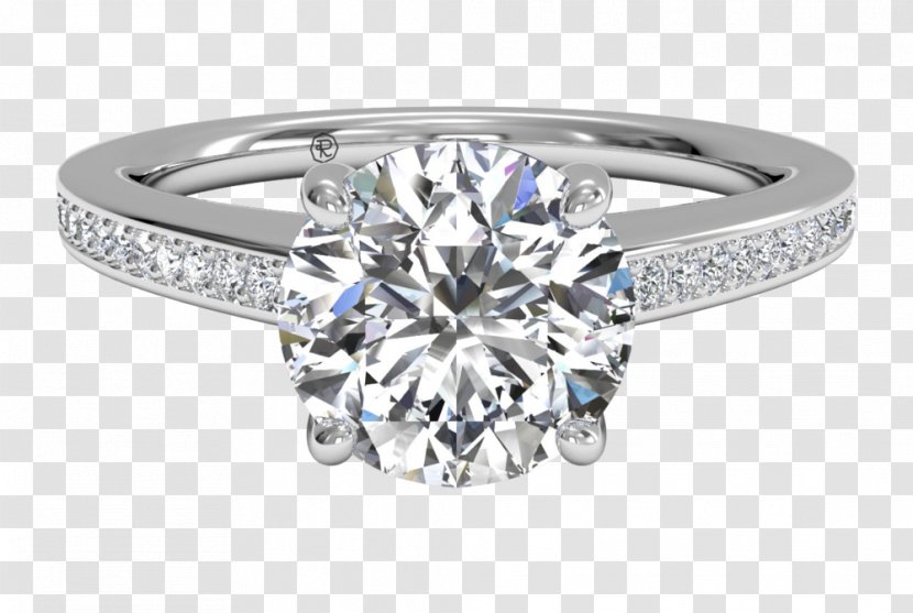 Engagement Ring Diamond Cut Ritani - Colored Gold Transparent PNG