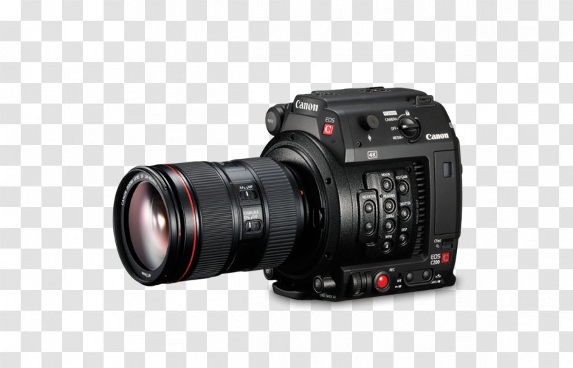 Canon Cinema EOS C200 4K Resolution Super 35 - 4k - C100 Transparent PNG