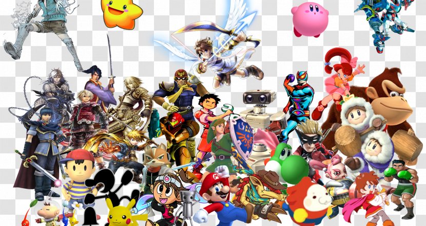 Super Smash Bros. For Nintendo 3DS And Wii U Mario The Legend Of Zelda - Game Result Transparent PNG