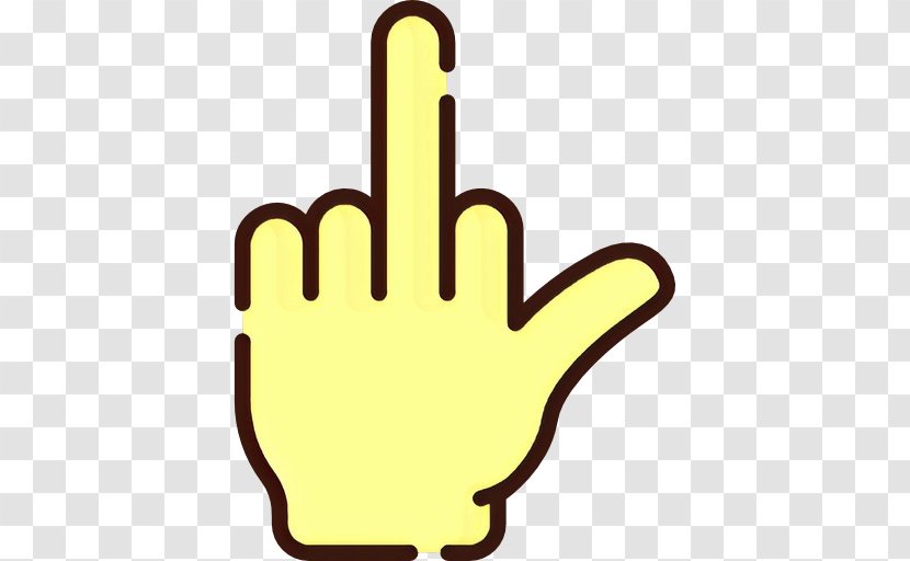 Finger Hand Line Thumb Gesture - Symbol Transparent PNG