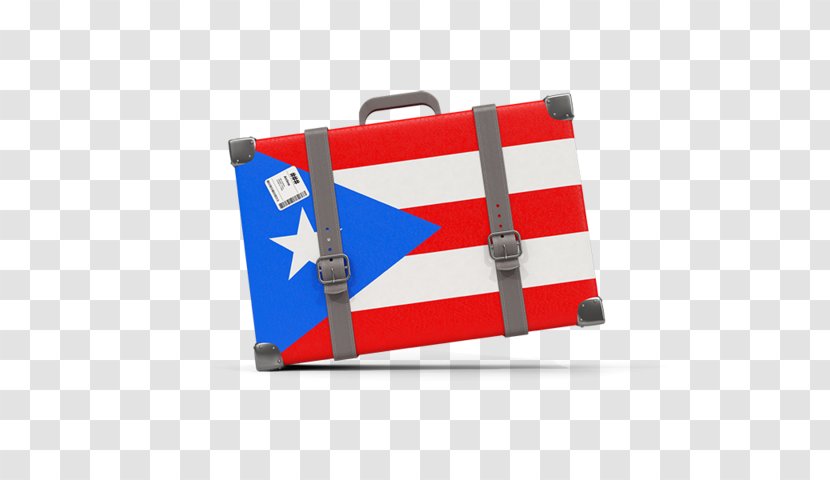 Flag Of Puerto Rico Baggage - Brand Transparent PNG