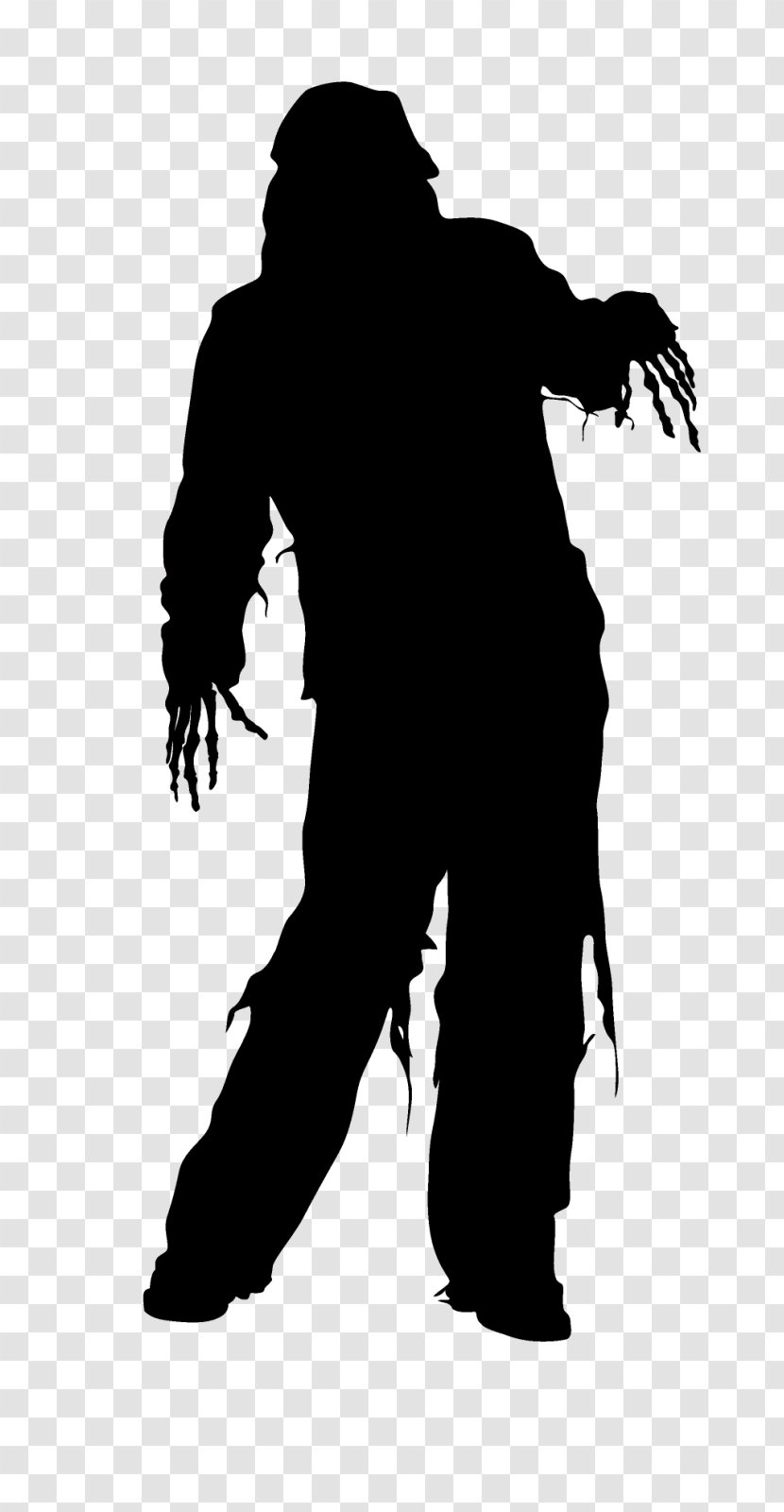 Silhouette Halloween Film Series Drawing - Fictional Character - Michael Vector Transparent PNG