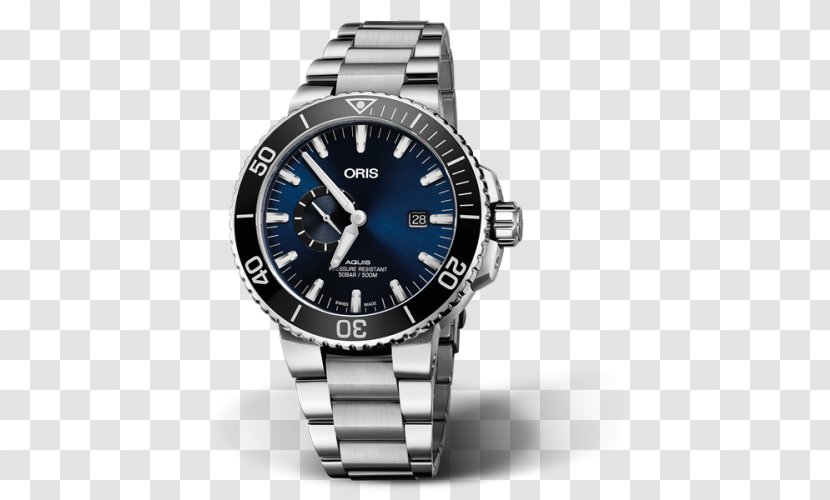 Oris Aquis Small Second Date 01 743 7733 4135-07 8 24 05PEB Watch 4159-07 Amazon.com - Brand - Third Transparent PNG