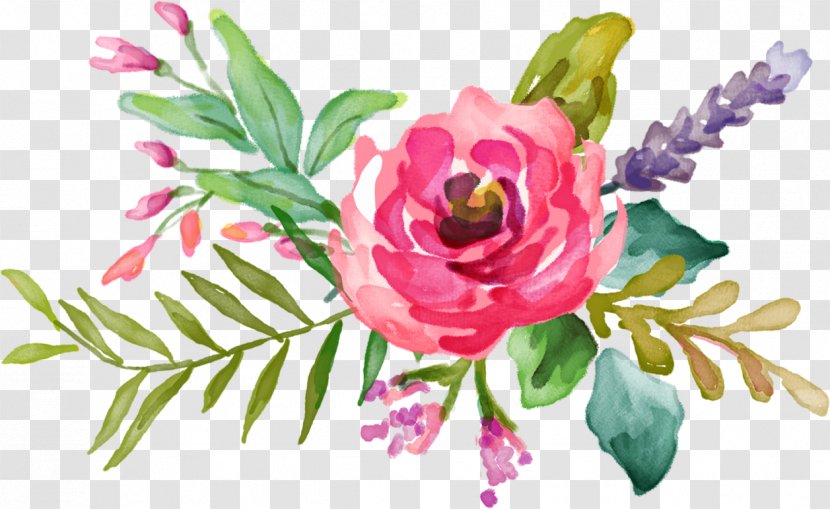 Watercolour Flowers Floral Design Watercolor Painting - Flower Transparent PNG