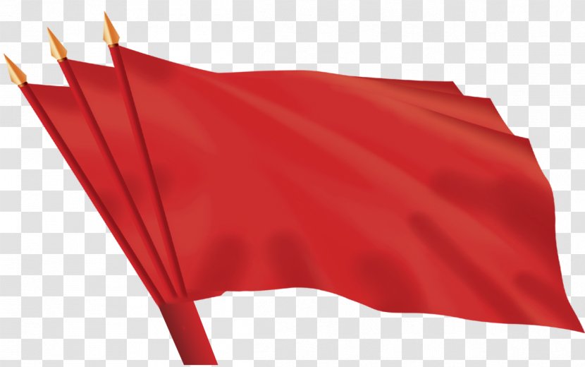 Red Flag - Three Flags Transparent PNG