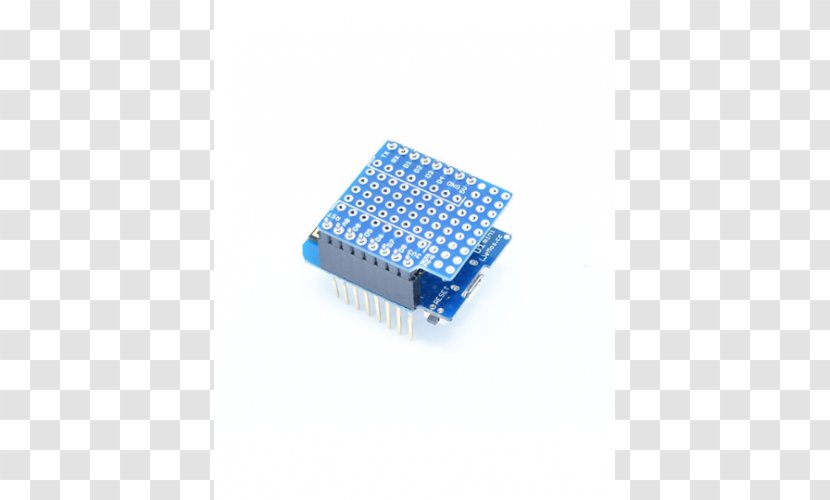 Perfboard Breadboard ESP8266 Printed Circuit Board Arduino - Flash Memory - Wemos D1 Mini Transparent PNG