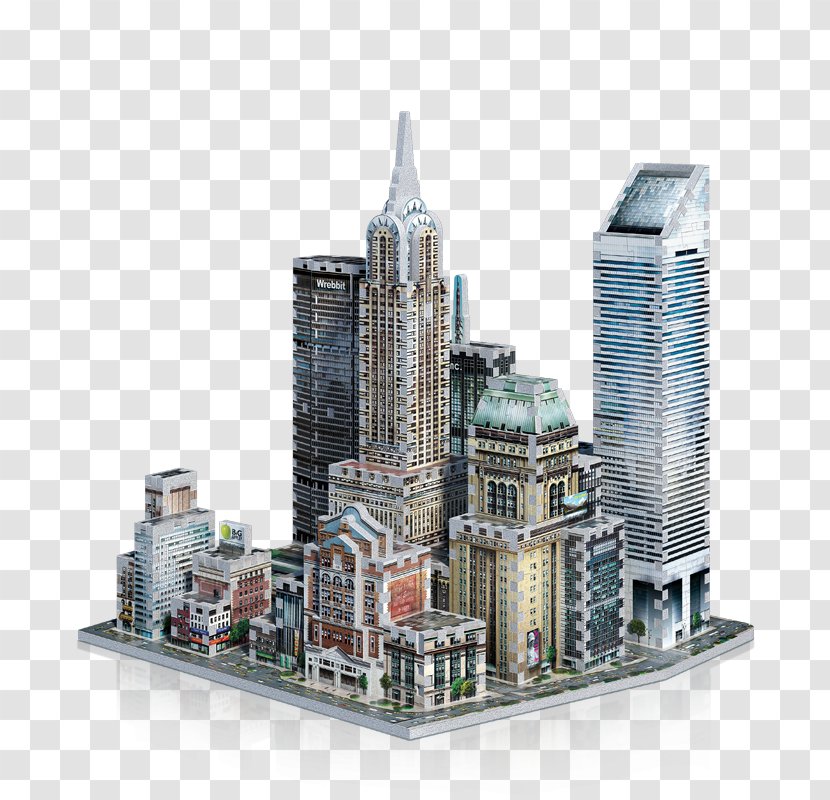 Puzz 3D Chrysler Building Jigsaw Puzzles Wrebbit - East Grand Avenue Transparent PNG