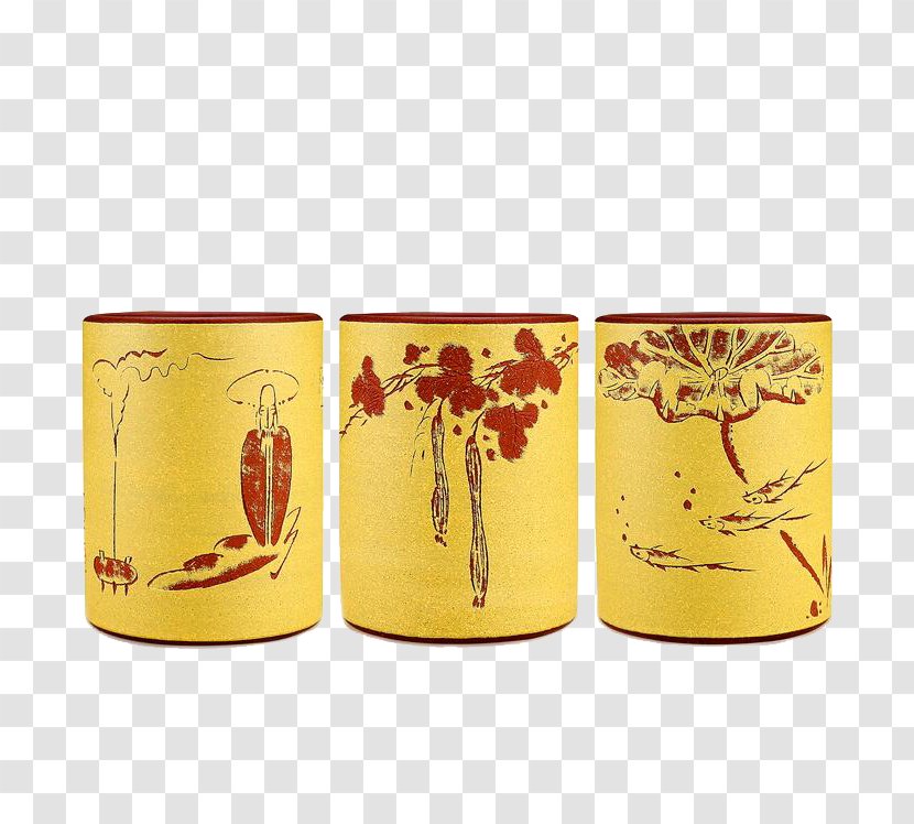 Yellow Brand Font - Yixing Tea Cup Transparent PNG