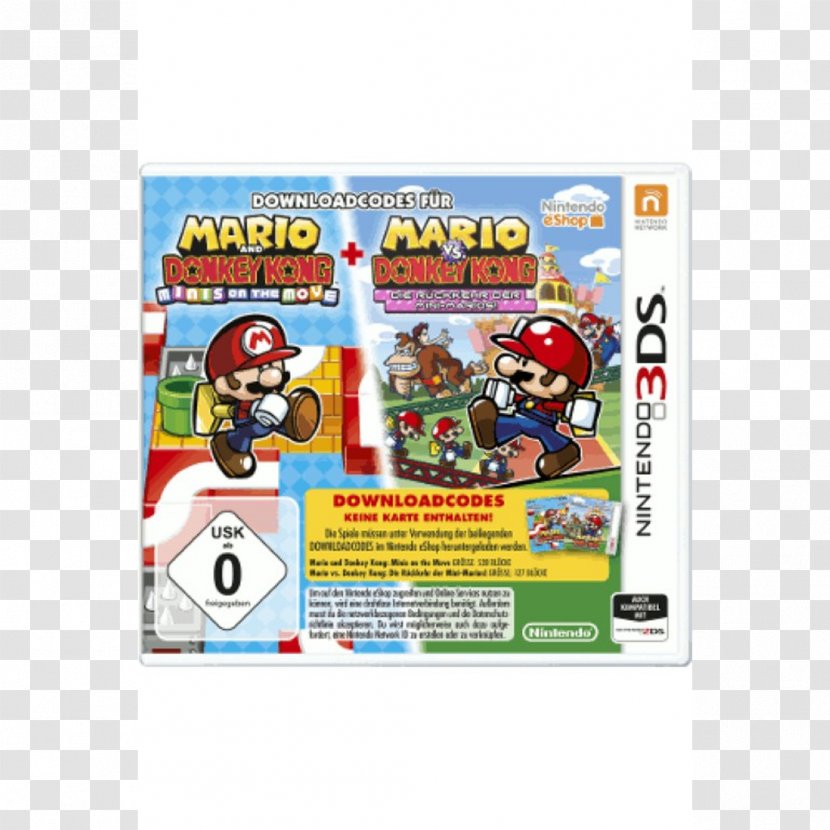 Mario Vs. Donkey Kong: Minis March Again! Kong 2: Of The Tipping Stars Mini-Land Mayhem! - Nintendo - MARIO Transparent PNG