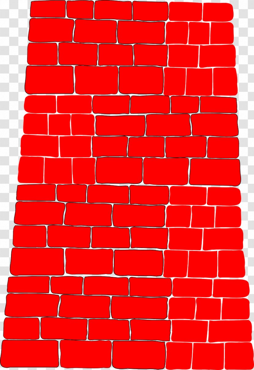 Clip Art Brick Wall Building - Area Transparent PNG