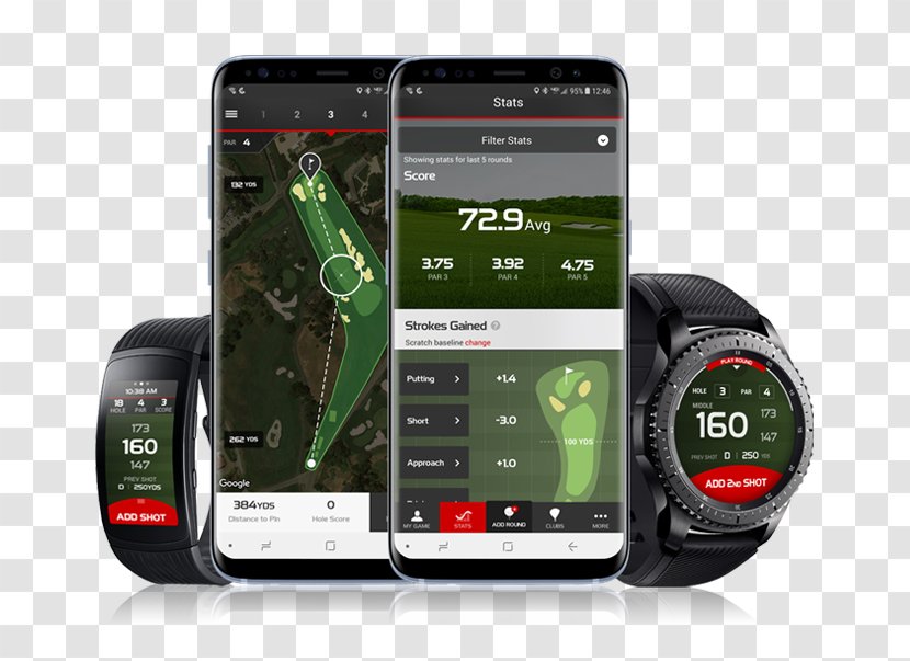 Samsung Gear S3 PGA TOUR Fit 2 Golf Transparent PNG