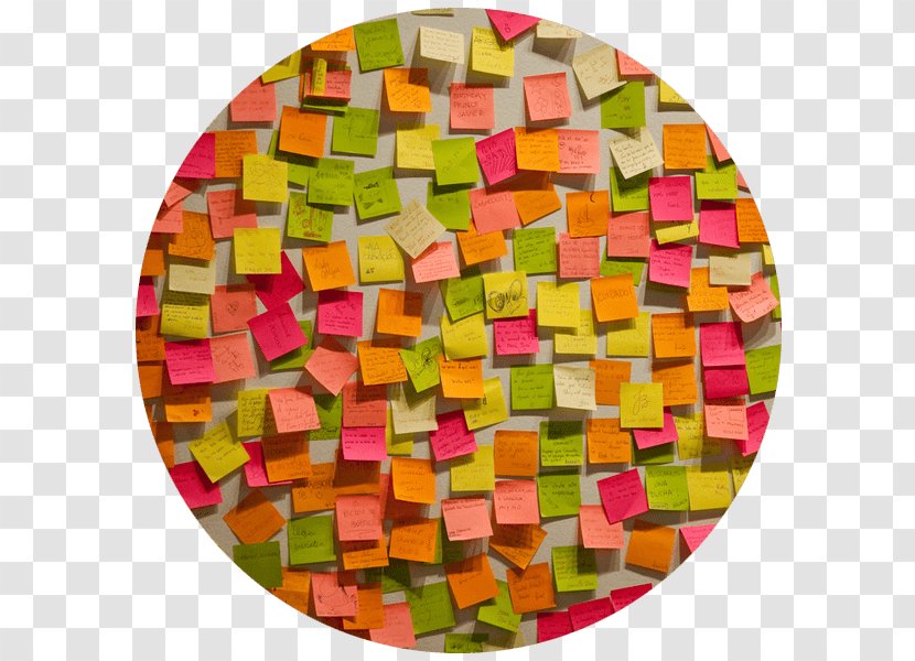 Post-it Note Design Thinking Creativity Management - Postit Transparent PNG